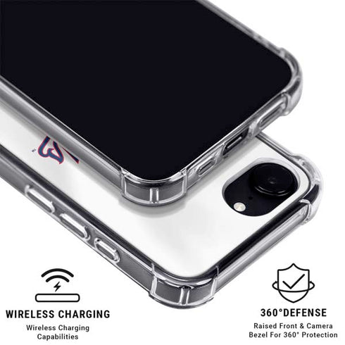 MLB Washington Nationals Home Jersey iPhone 16e Clear Case